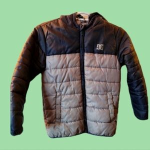Navy blue/ grey DC skate puffer jacket